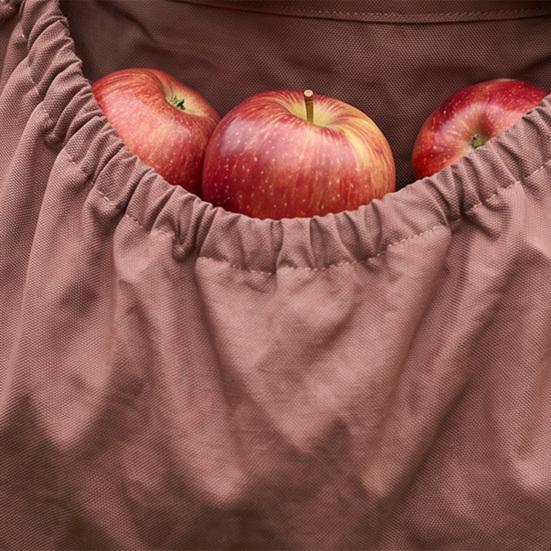 Picking Storage Bag with Adjustable Straps Orchard Picking Bag Tear-Resistant Outdoor Foraging Bag for Fruits Vegetables