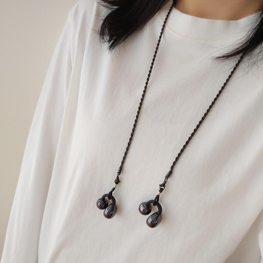 Hearing Aid & Earphones Anti-Lost Lanyard Necklace for Huawei FreeBuds5 & Apple Earphones