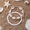 Elastic Boho Beaded Anklets Handmade Beach Foot Chain Cute Starfish Pendant Ankle  Beach Vacation