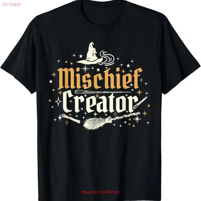 Funny Magical Mischief Creator Wizard Birthday Boys Girls T Shirt for Dad Vintage Washed Streetwear Graphic