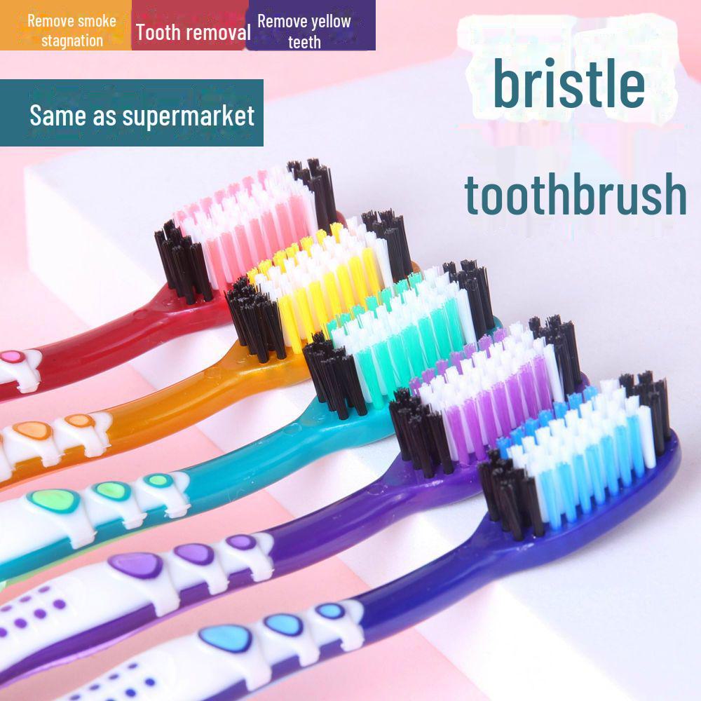 Středně tvrdý zubní kartáček pro dospělé - Odstraňuje skvrny, Jednotlivě balený