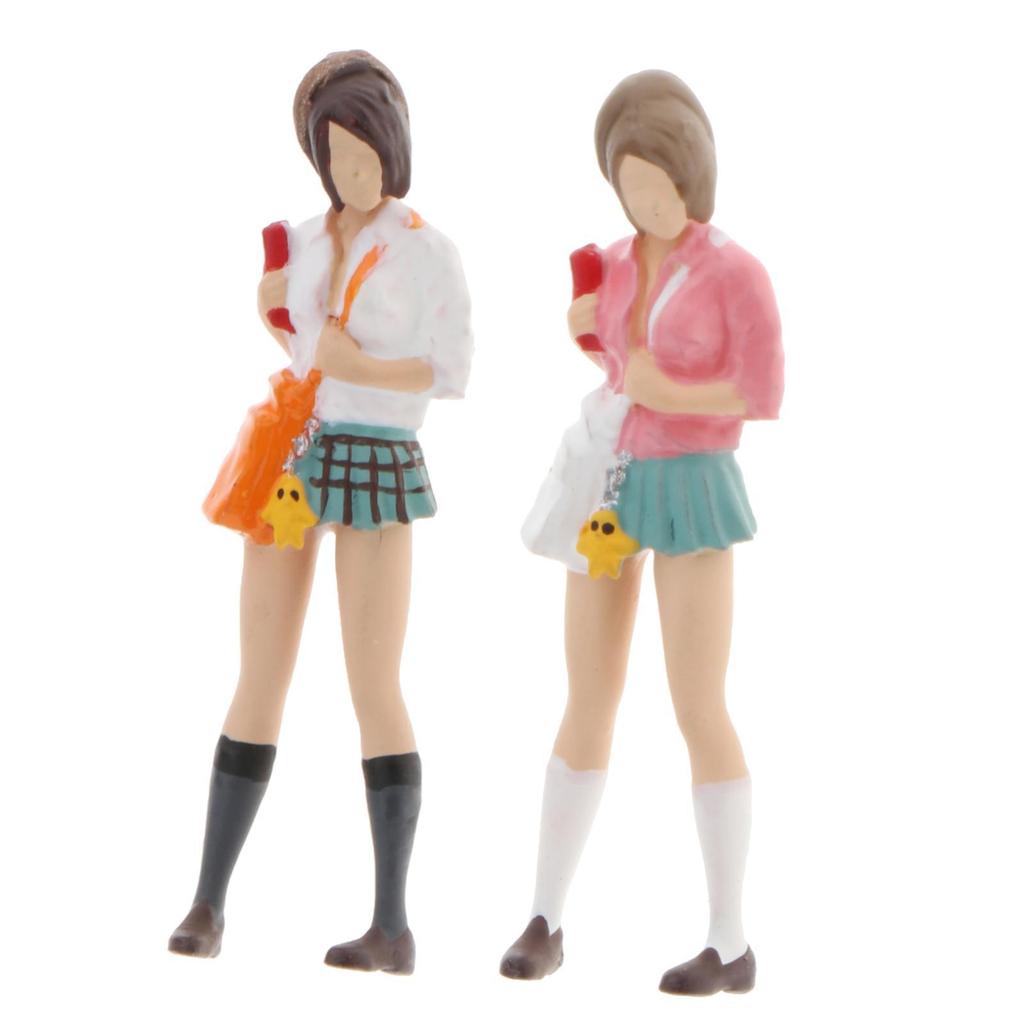 1/64 Model Characters Tiny PVC People Table Scenario Diorama