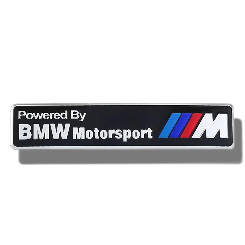 AALN1 3D Aluminum Car Badge Sticker Body Trunk Decoration Decal Modification Accessories For BMW E36 E46 E90 E60 E39 F30 F10 F20 X5