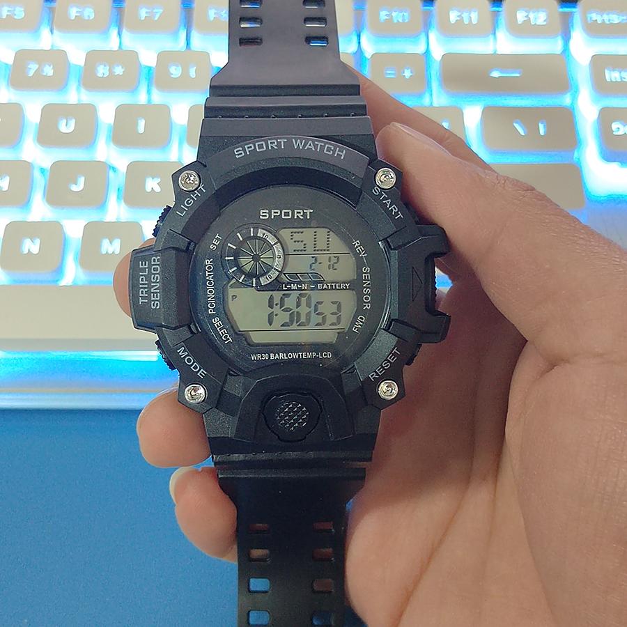 

Men Sports Watch Outdoor Multifunction Life Waterproof Electronic Watch Stopwatch LED Digital Wristwatches Sport Clock for Kids