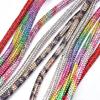 6MM Shiny Rhinestone Tube Rope Chain Empty Hot Melt Hose Bridal Applique for Jewelry Making DIY Rhinestone Tube Cord Rope