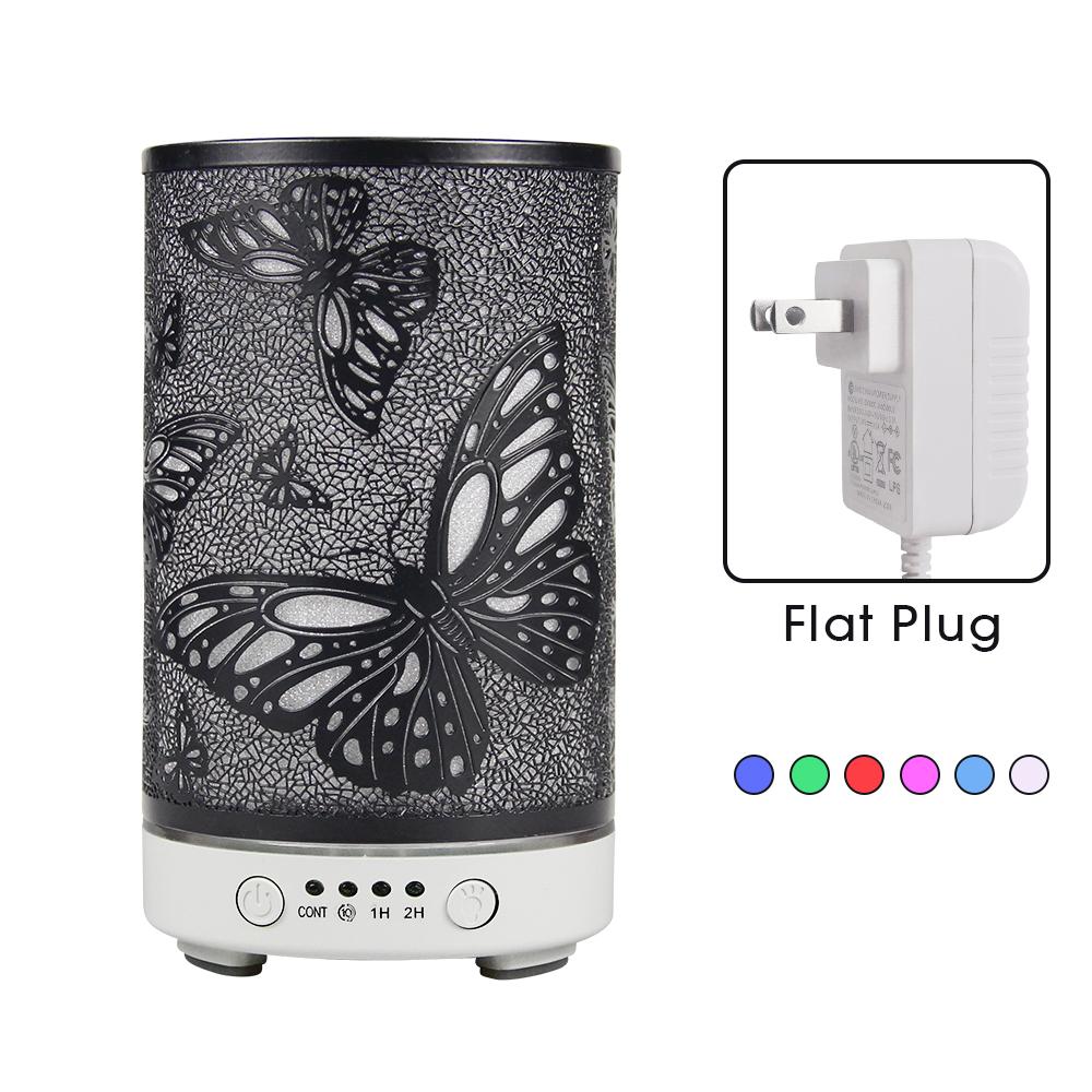 100ml Humidifiers Cool Mist Top Fill Essential Oil Diffuser for Bedroom Large Room Home Baby Nursery and Plants with Nightlight