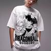 Summer 2026 Dragon Ball Sun Wukong Growth Three Generations In One Frame Theme 100 Cotton Printed Tshirt MaleFemale Top