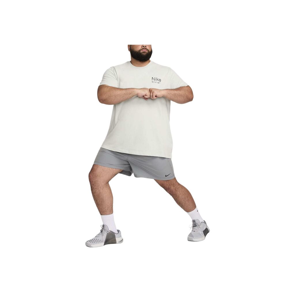 Nike Pure Logo Lace-Up Unlined Versatile Casual Shorts Men Bottoms Charcoal-Grey FN4347-084