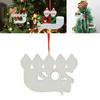 High Quality Pvc 2020 Xmas Christmas Tree Hanging Santa Pendants With Mask