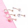 5pcs/set Stainless Steel Navel Belly Button Rings Women Fashion Belly Button Ring Piercing Body Piercing Jewelry