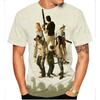 Summer Men's Printed Fashion Horror Cool Personalized Street T-shirt