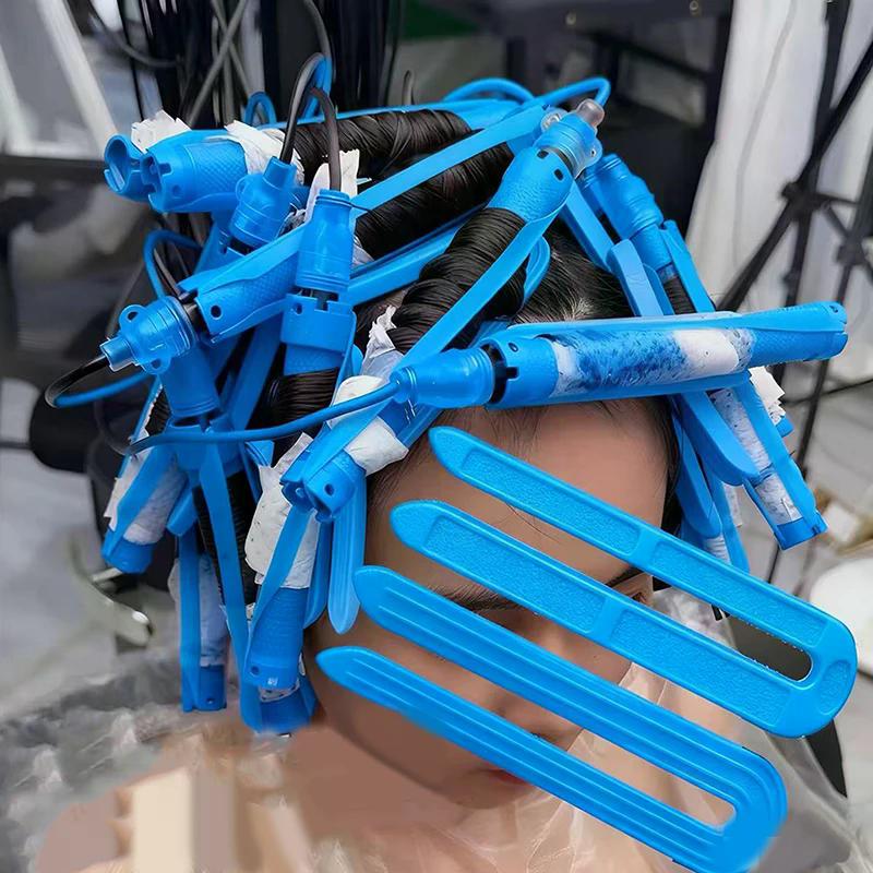 6/12Pcs U-shaped Insulation Clip High Temperature Salon Hair Perming Barber Perm Hair Pad Curly Accessory Styling Tools