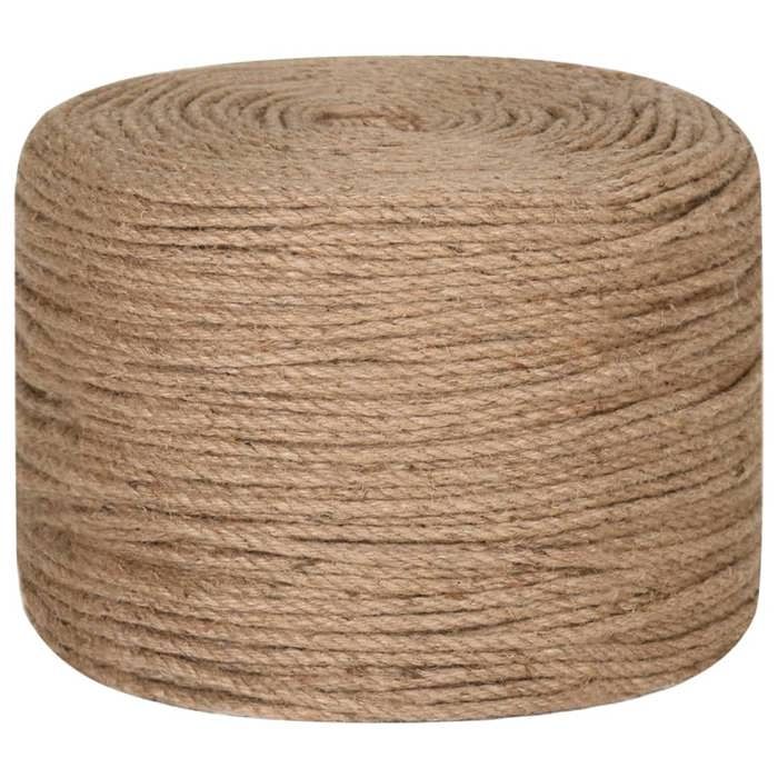 VidaXL Corde de jute 250 m de long 6 mm d'épaisseur 153741