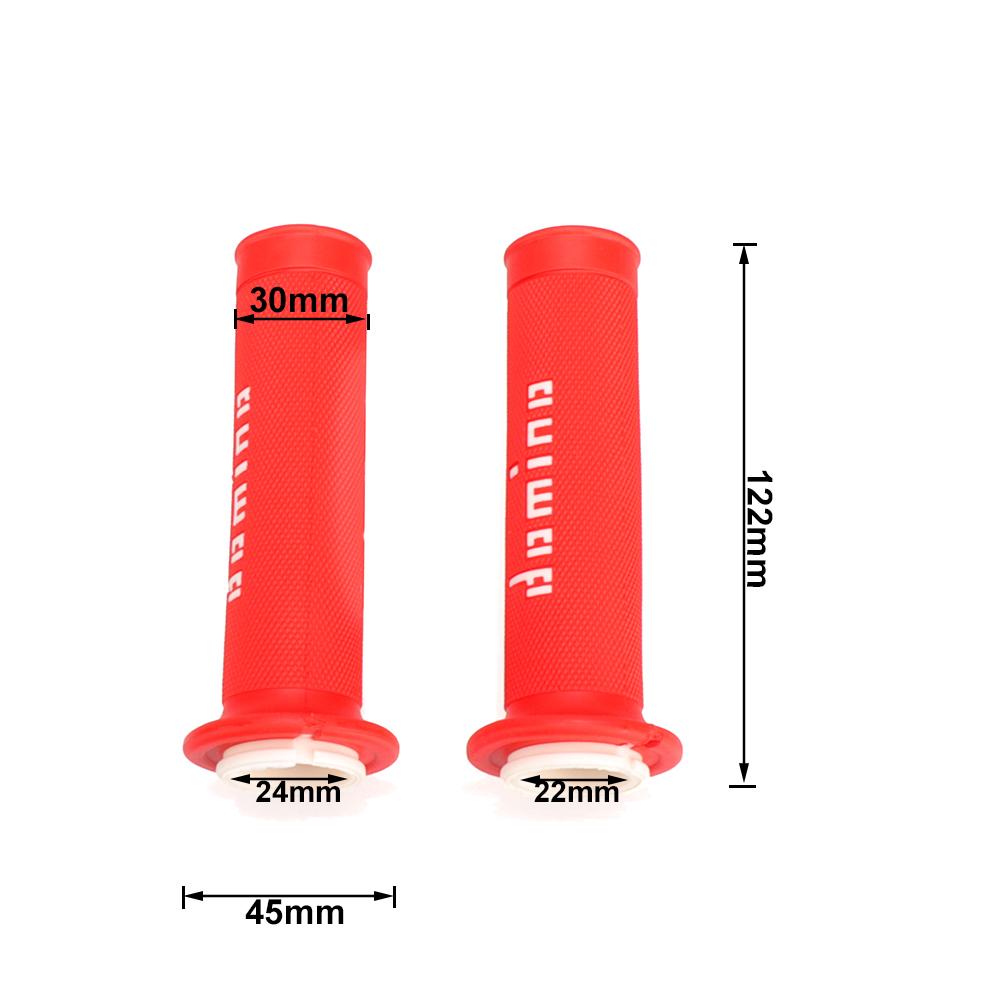 Motorcycle Universal Handle Grip 7/8 "22 24MM Handlebar Grip Domino ATV Dirt Pit Bike Racing Motocross GEL Rubber Brake Grips