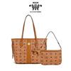 Spring New Women's Shoulder Bag Commuter Tote Bag Polyester Fiber Printed Mini Shopping Bag Matching