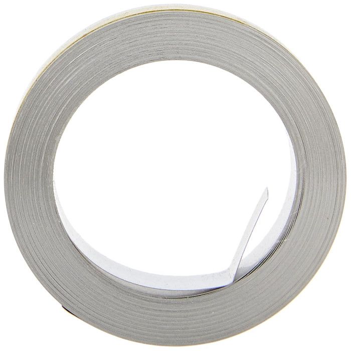 Ruban DYMO en aluminium et acier inoxydable pour étiqueteuses manuelles M1011 - 12mm x 6,40m