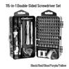 115-in-1 Multi-function CRV Screwdriver and Disassembly Tool Set for Watch Repair