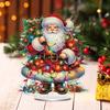 Acrylic Special Shaped Christmas Table Top Diamond Painting Ornament Kits Desktop Diamond Art Kits for Home Office Desktop Decor
