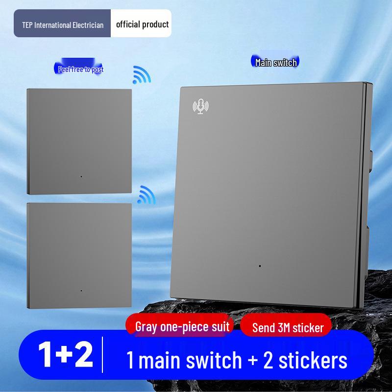 Smart Voice-Controlled Wireless Light Switch Panel