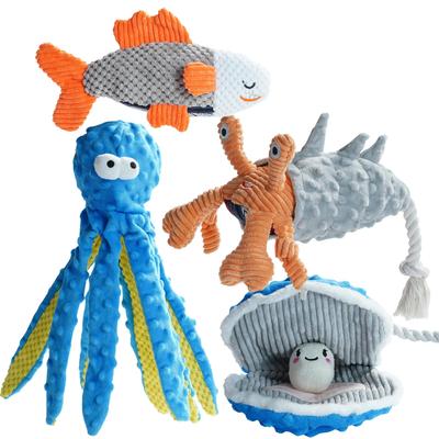 Nocciola Sea Theme Dog Toys with Plush Toys for Small Medium and Large Pet Pee Pee Pack of Solo Chewing Stress Boredom Relief Toys Sounds, Dogs, Dogs,