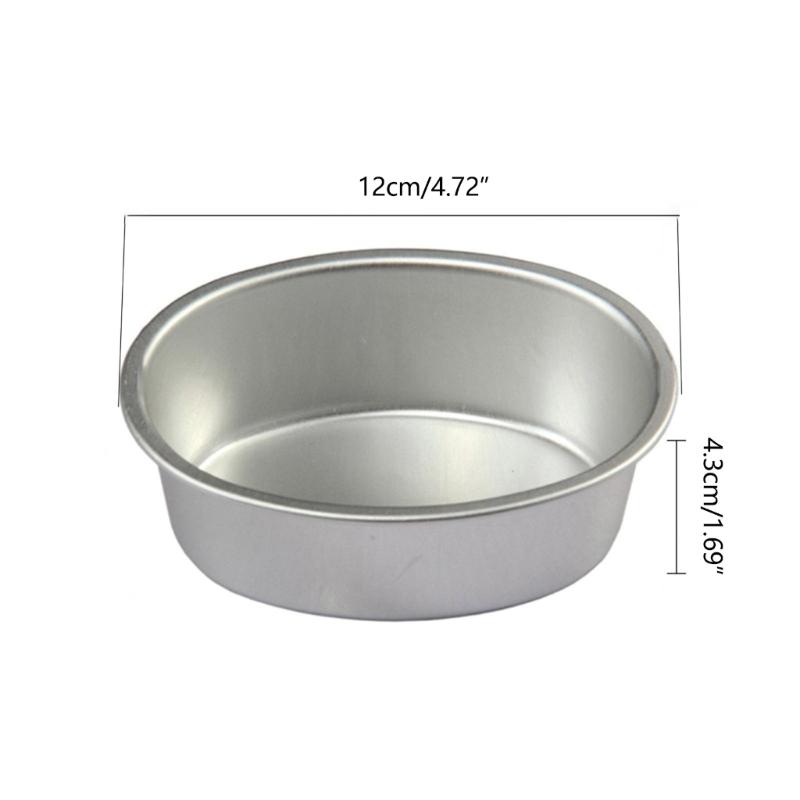 2Pcs Oval Cheesecakes Pans NonStick Cake Pans Aluminum Cake Molds