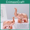 Elegant Ceramic Elephant Figurine As A Decorative Accent For Home And Office Spaces