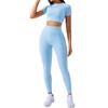"Damen High Waist Yoga Sets": Herbst/Winter 2023 – Kurzarm-Oberteile & Hosen"
