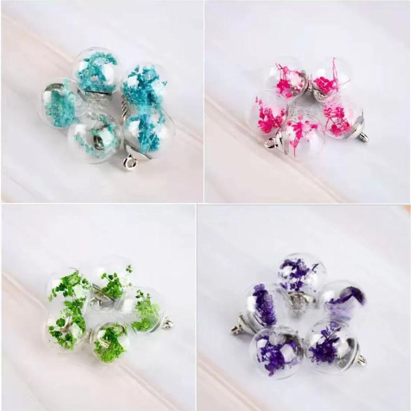 

Искусство из сухоцветов, поделки, подвеска, прозрачная, DIY, ювелирные изделия, брелок, аксессуары для рукоделия 10pcs разноцветный