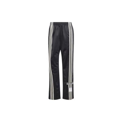 Pantaloni de sport din tricot Originals Adibreak, cu dungi laterale și cu bandă elastică pentru femei, pantaloni negri IS5252