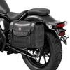KEMIMOTO Motorcycle Side Bag 15L Motorcycle Saddle Bag Rebel 250 General Purpose Side Bag Water Repellent Drink Holder Included Metal Rust Proof Small