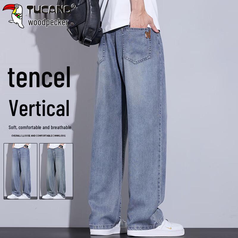 TUCANO Men s Summer Loose Straight Fit Jeans 36