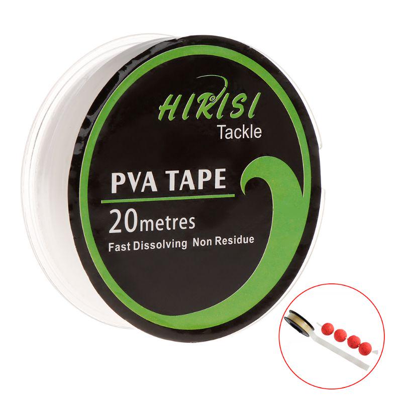 PVA-Band für Angel-Feeder, wasserlöslich, 10 mm x 20 m, schnell auflösbares Tackle, transparent, umweltfreundlich