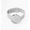 Klon Pass Time Elfin Odd Mirror Version Silver Watch 38mm Simple Design Unisex
