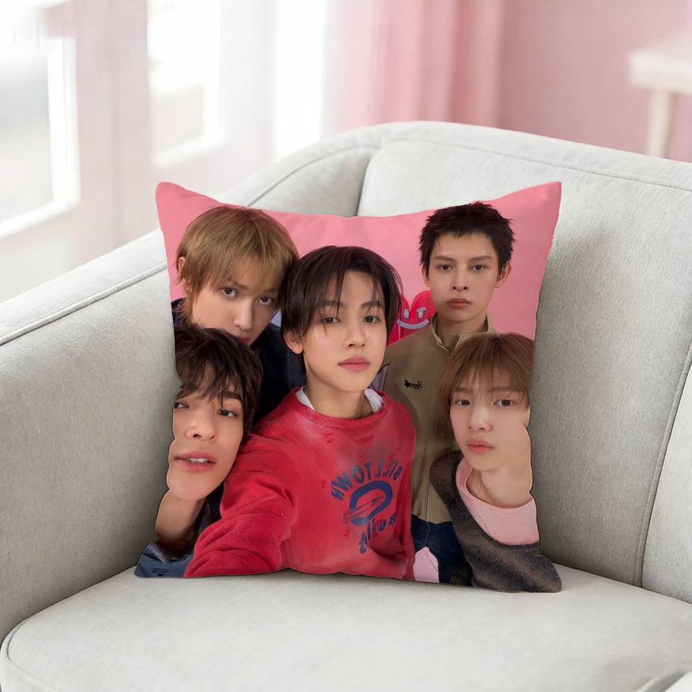 Kpop CORTIS Pillow Case for Sofa Living Room Home office Decor Protective Cover