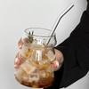 Transparent Glass Cup Exquisite Heat-Resistant Tumbler Tea Juice Milk Coffee Mug Water Glasses Stripe Mug Drinkware