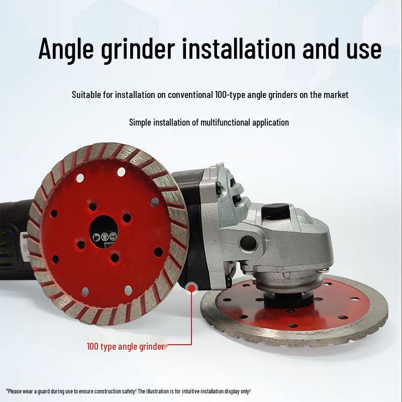 Diamond Grinding Disc for 100 Angle Grinder – Granite, Concrete, Stone Trimming 180mm Thick Saw Blade