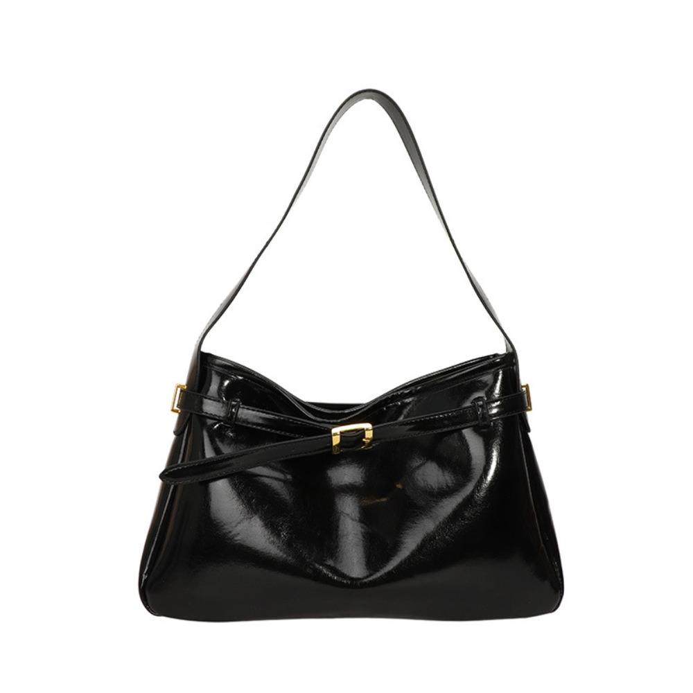 Korean Style Large Capacity Handbag Tote Bag Underarm Packs Fashion Retro PU Tote Bag  Women