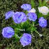 Simulation Flower Outdoor Yard Lights 7 Heads Solar LED Lights Garden Floral Lamp  Lawn Decoration