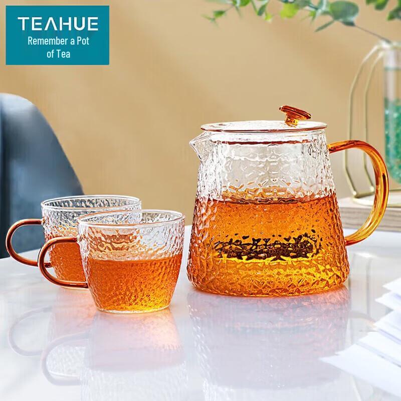 YIHUTEA Borosilicate Glass Tea Pot Set