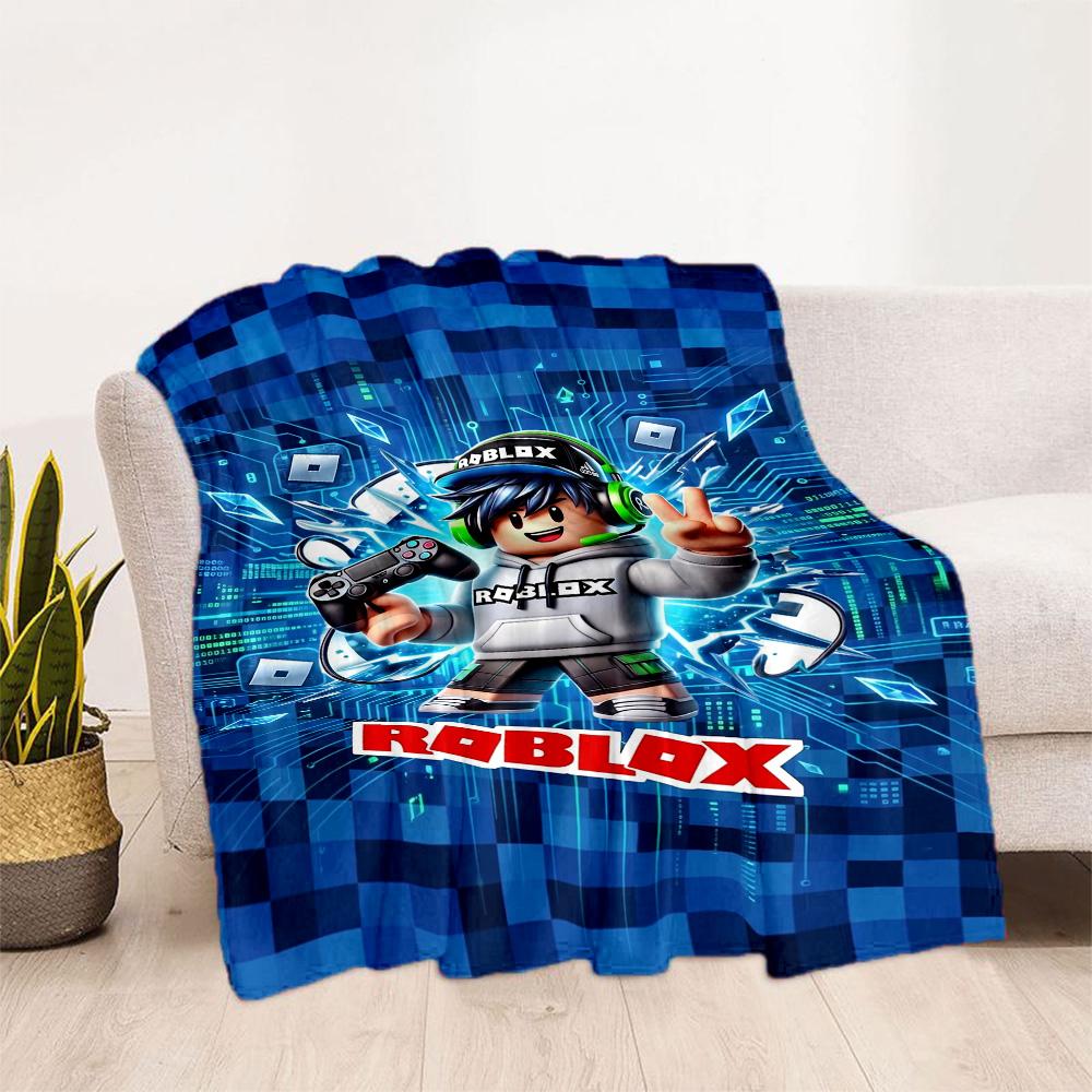 Roblox 199 Blanket Comfortable Suitable for Livingroom Office Chair Couch Four Seasons Universal Warmthful Decor