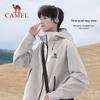 Camel Giacca da Escursionismo Unisex a Guscio Rigido per Esterno