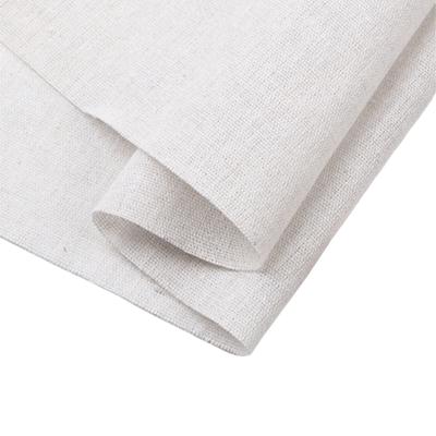 Retro 150*100cm Baumwoll-Leinen-Stoff Handgefertigt Einfarbig Nähstoff Patchwork Rohstoff für Kissenbezug Tischdecke