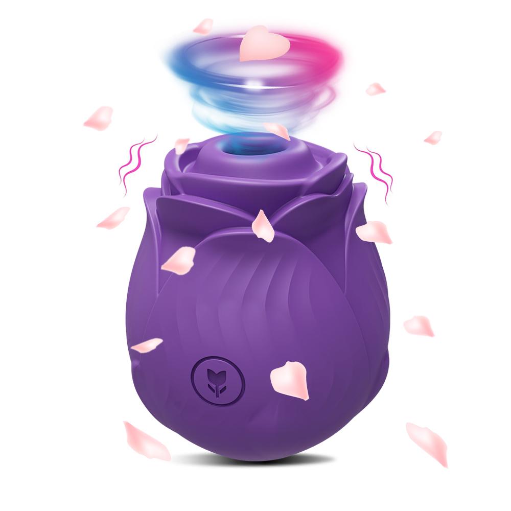 Rose-Tapping Nipples Clitoris Vibrator for Women Thrusting G Spot Massager Dildo Anal Stimulator Vibrating Egg Erotic Sex Toys