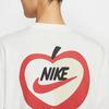 Nike Sportswear Logo Loose Fit Long Sleeve Drop Shoulder T-Shirt Women Tops Sail-White IB1670133
