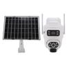 Solar Camera Dual Lens Security Camera for Outdoor 4G Connection AI Human Tracking APP Remote Viewing