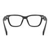 Prada Optical Glasses Temple Logo Design Brand Identity Plate Irregular Shape Unisex Couple Black 54 Basic Packaging-glasses Case + Packaging Box