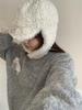 Korean 3D Flower Knit Sweater - 2025 Chic Winter Fashion for Women