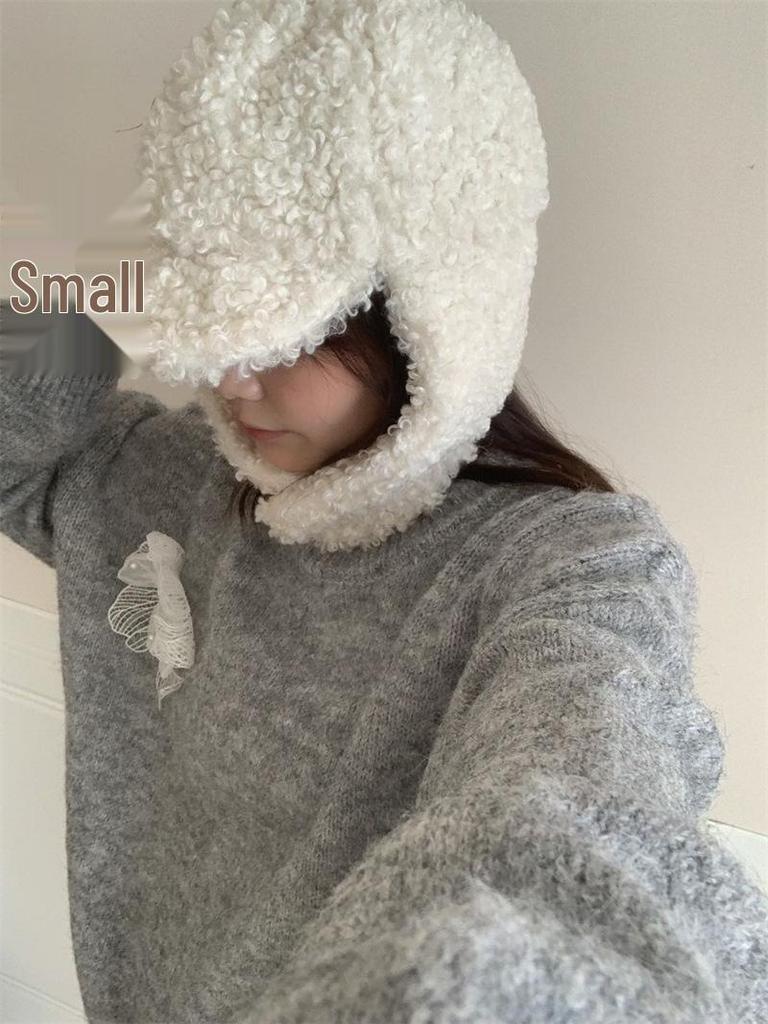 Korean 3D Flower Knit Sweater - 2025 Chic Winter Fashion for Women