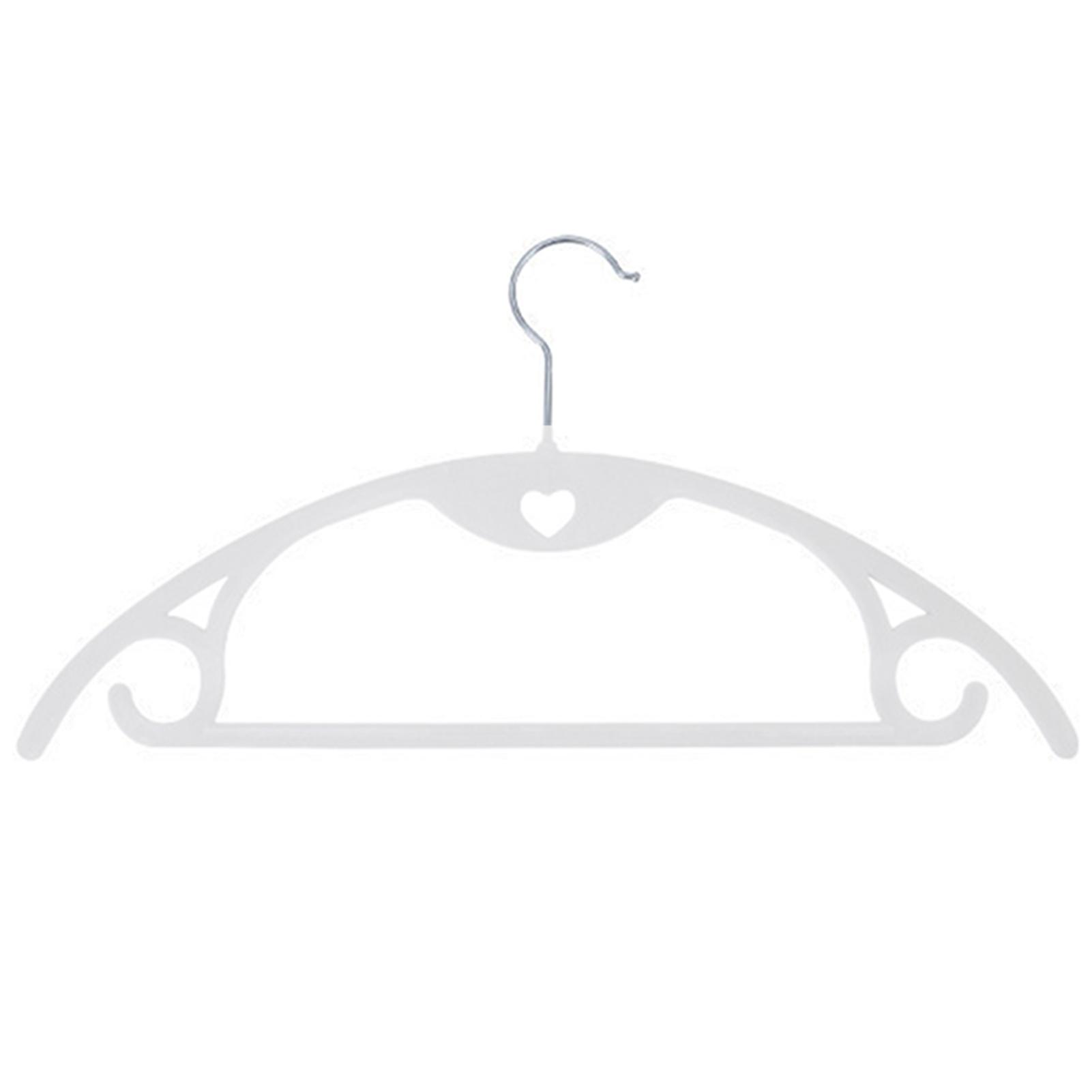 

360 Degree Rotatable Clothes Hangers Wet Dry Dual Use Anti-bending Hanging Rack For Bathroom 10pcs белый