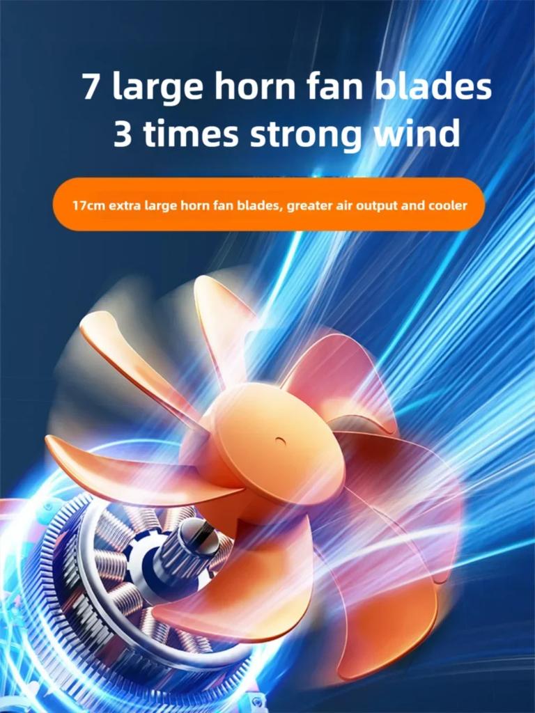 Multifunctional Outdoor Camping Fan Light Rechargeable Ceiling Fan with 3-speed Night Light and Power Bank Portable Fan